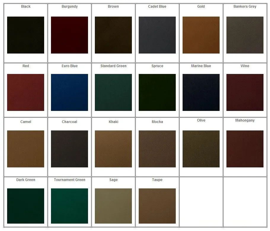 Upgraded Felt Options