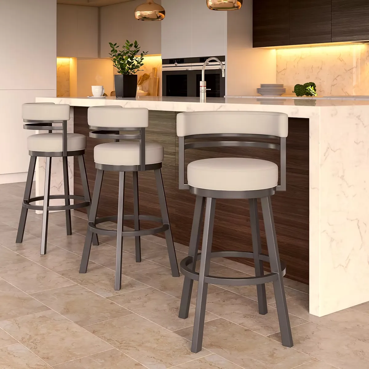 Ambridge Metal Bar Stool - Image 3