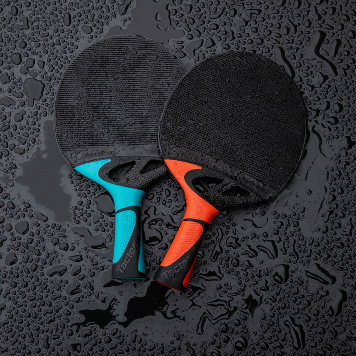 Tacteo Duo Ping Pong Set - 2 Paddles and 3 Balls - Image 2