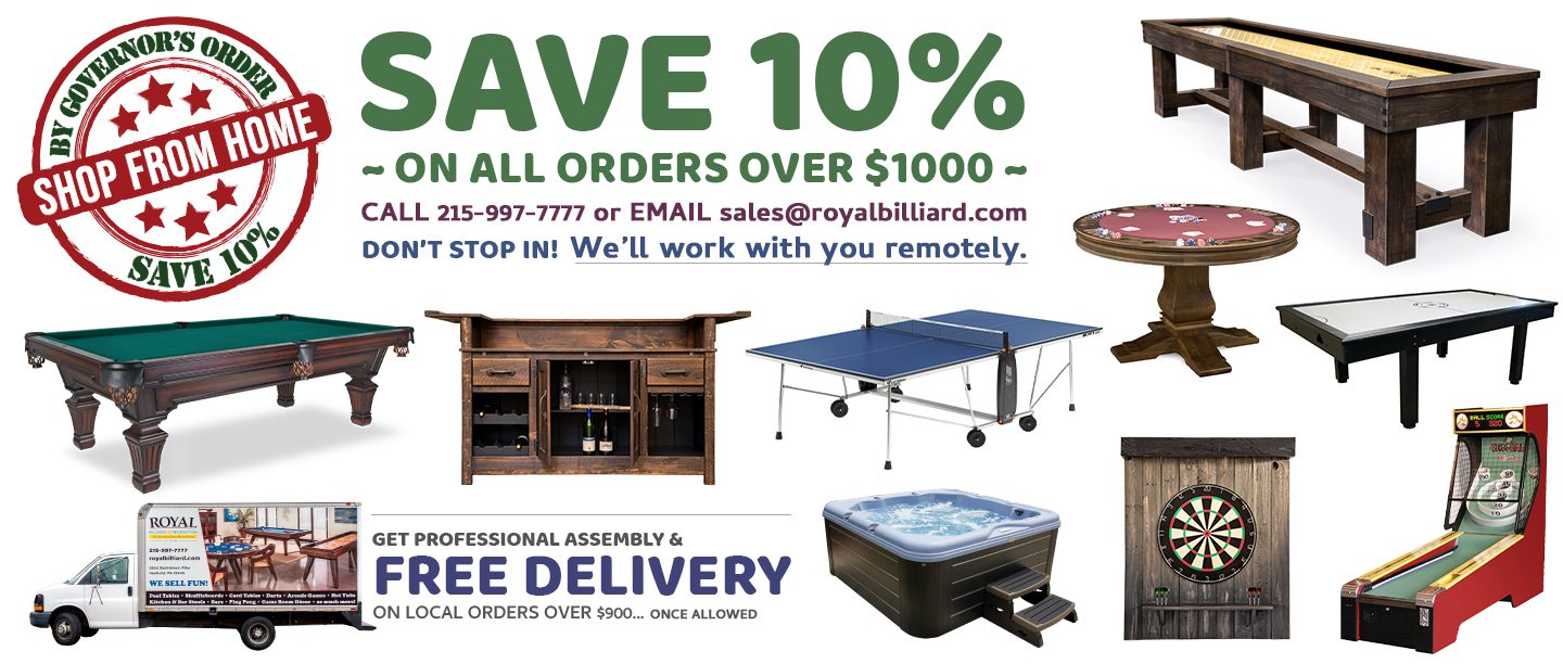 Pool Table and Shuffleboard Sale