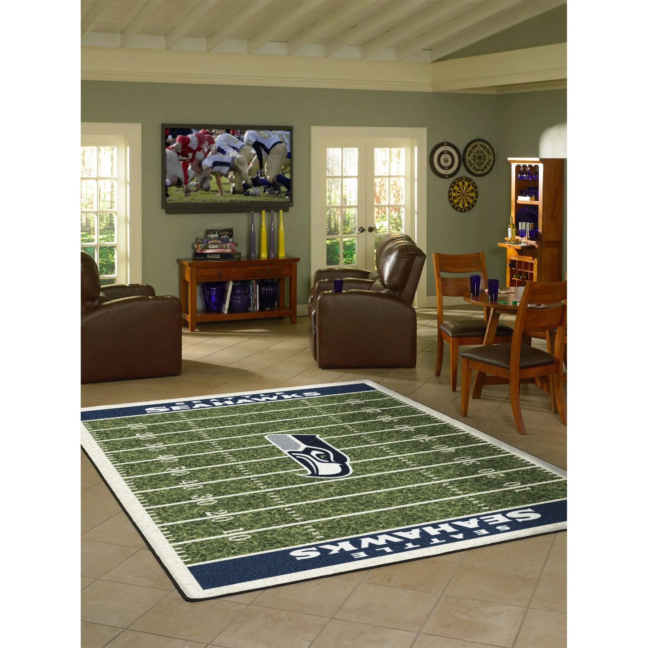 SEATTLE SEAHAWKS HOMEFIELD RUG - Image 2