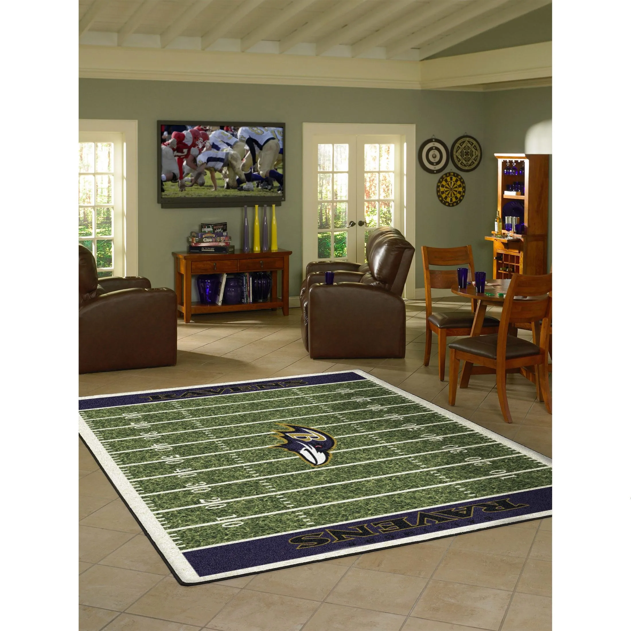 BALTIMORE RAVENS HOMEFIELD RUG - Image 2