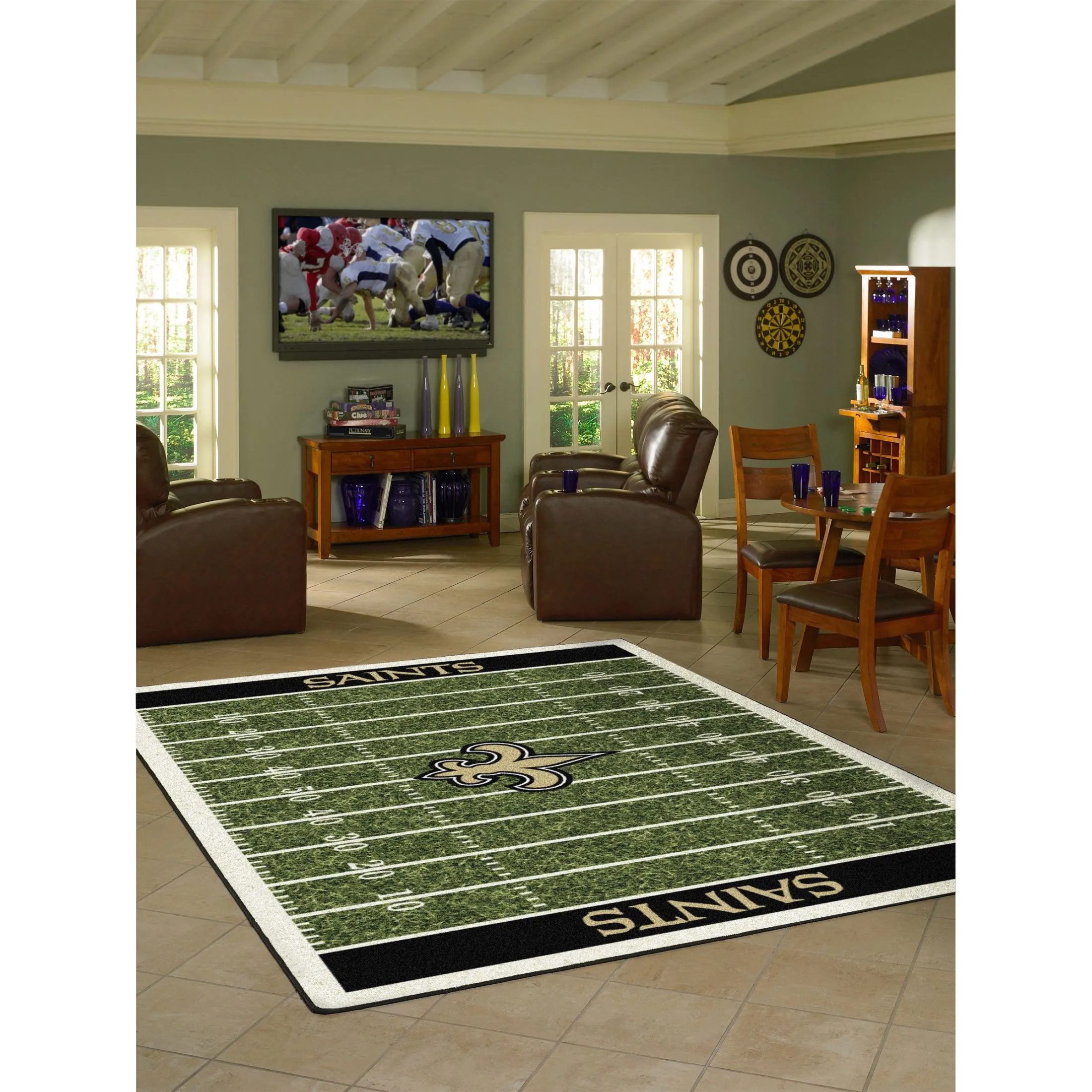 NEW ORLEANS SAINTS HOMEFIELD RUG - Image 2