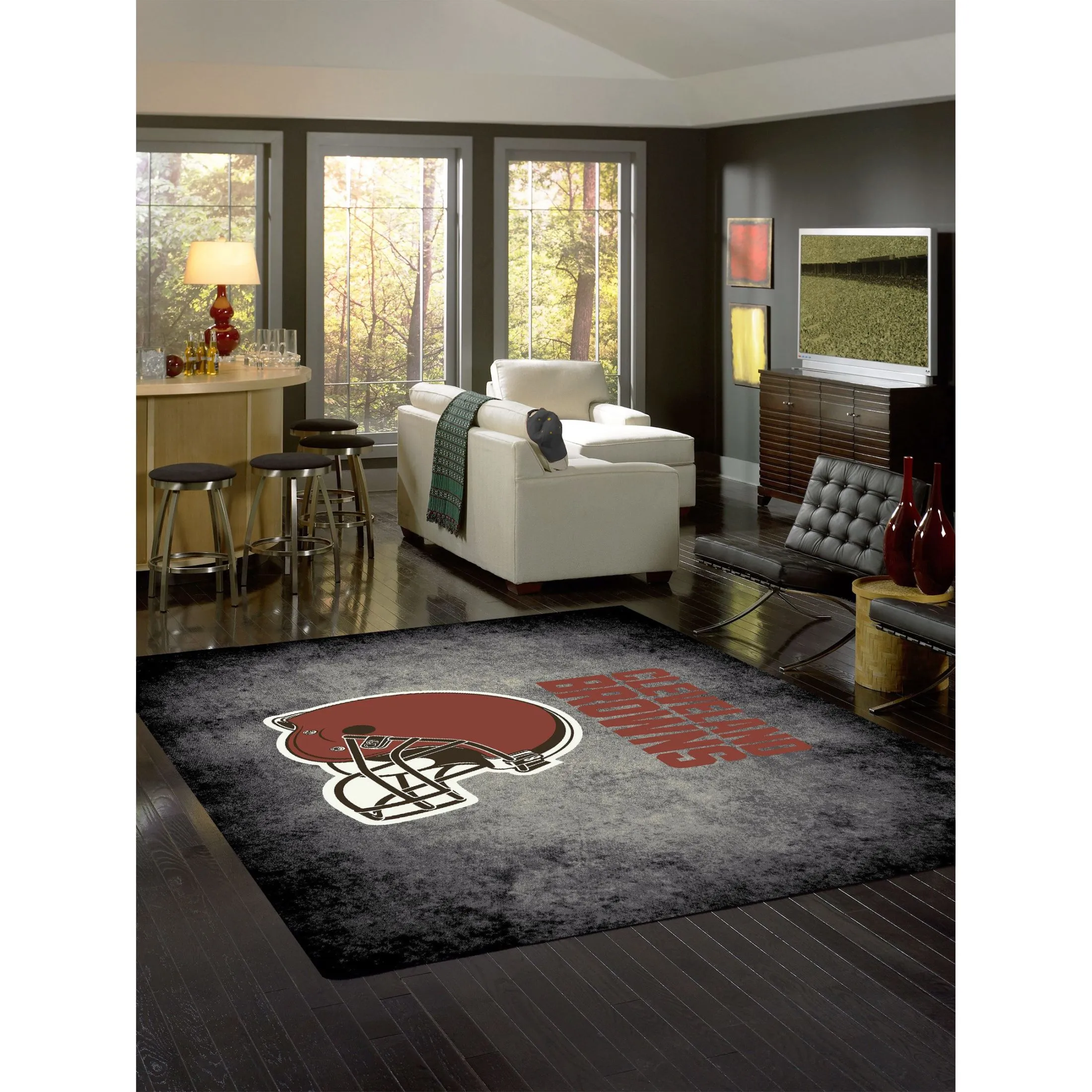 CLEVELAND BROWNS DISTRESSED RUG - Image 2