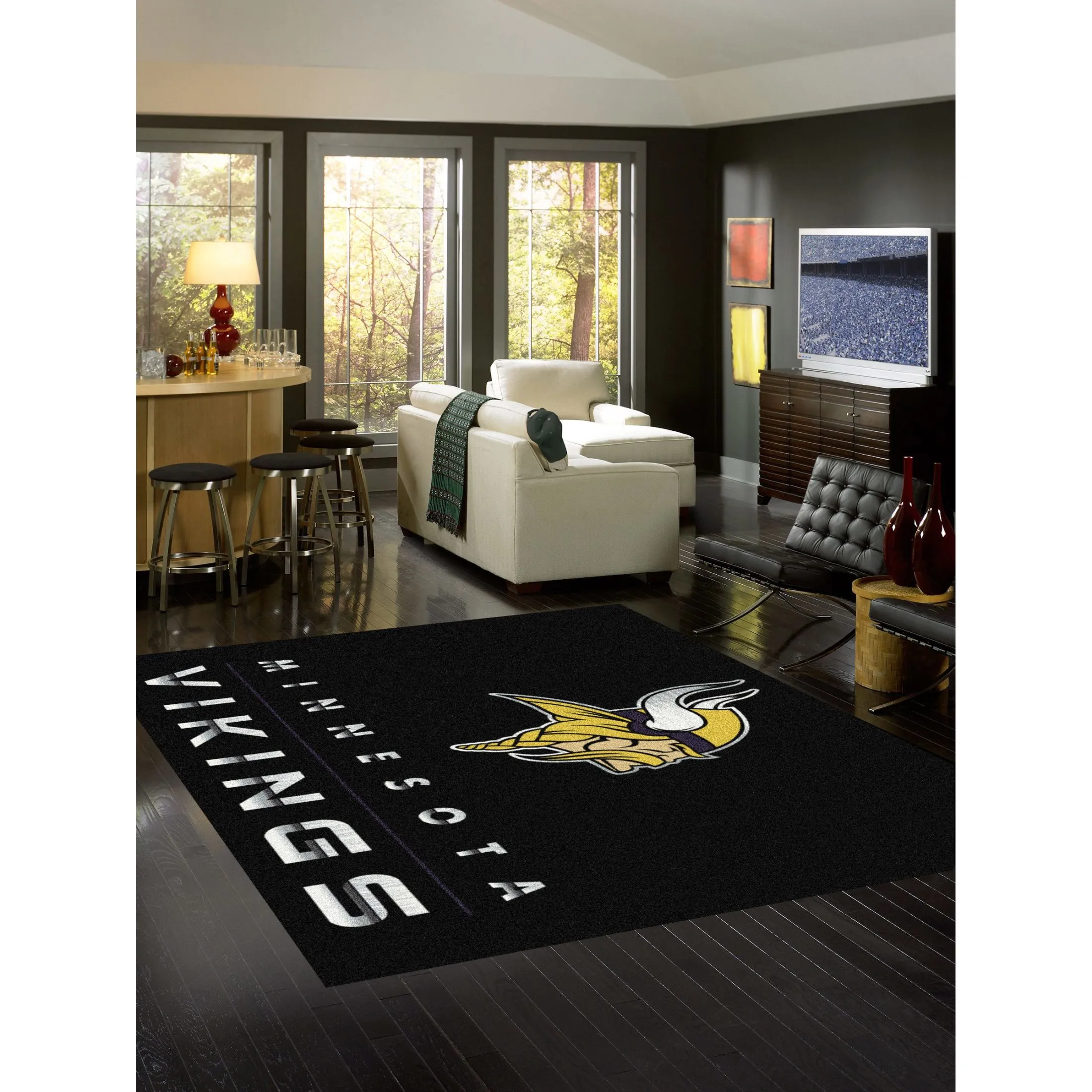 MINNESOTA VIKINGS CHROME RUG - Image 2