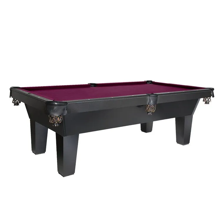 Olhausen Billiards Sheraton pool table black laminate finish traditional