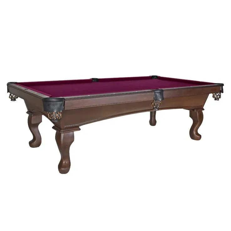 Olhausen Billiards Americana II Pool Table Mahogany Finish on Tulipwood
