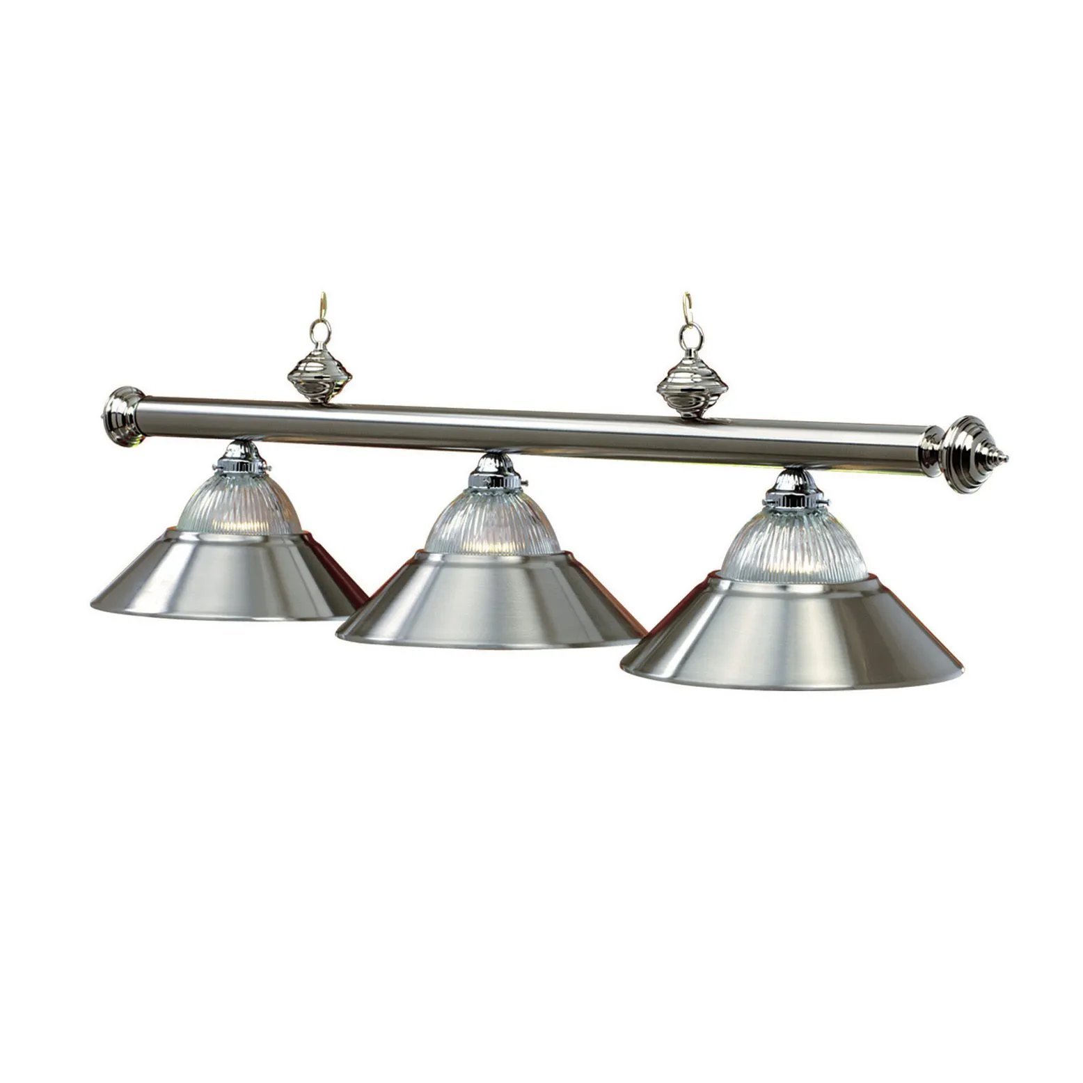 3 SHADE 54" BILLIARD LIGHT - STAINLESS