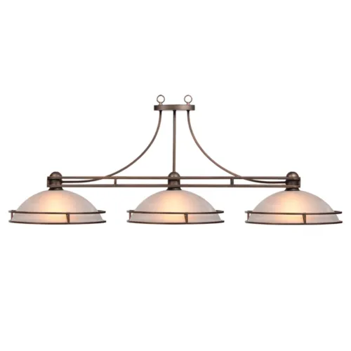 COSMOPOLITAN 3 SHADE 56" BILLIARD LIGHT - BRONZE