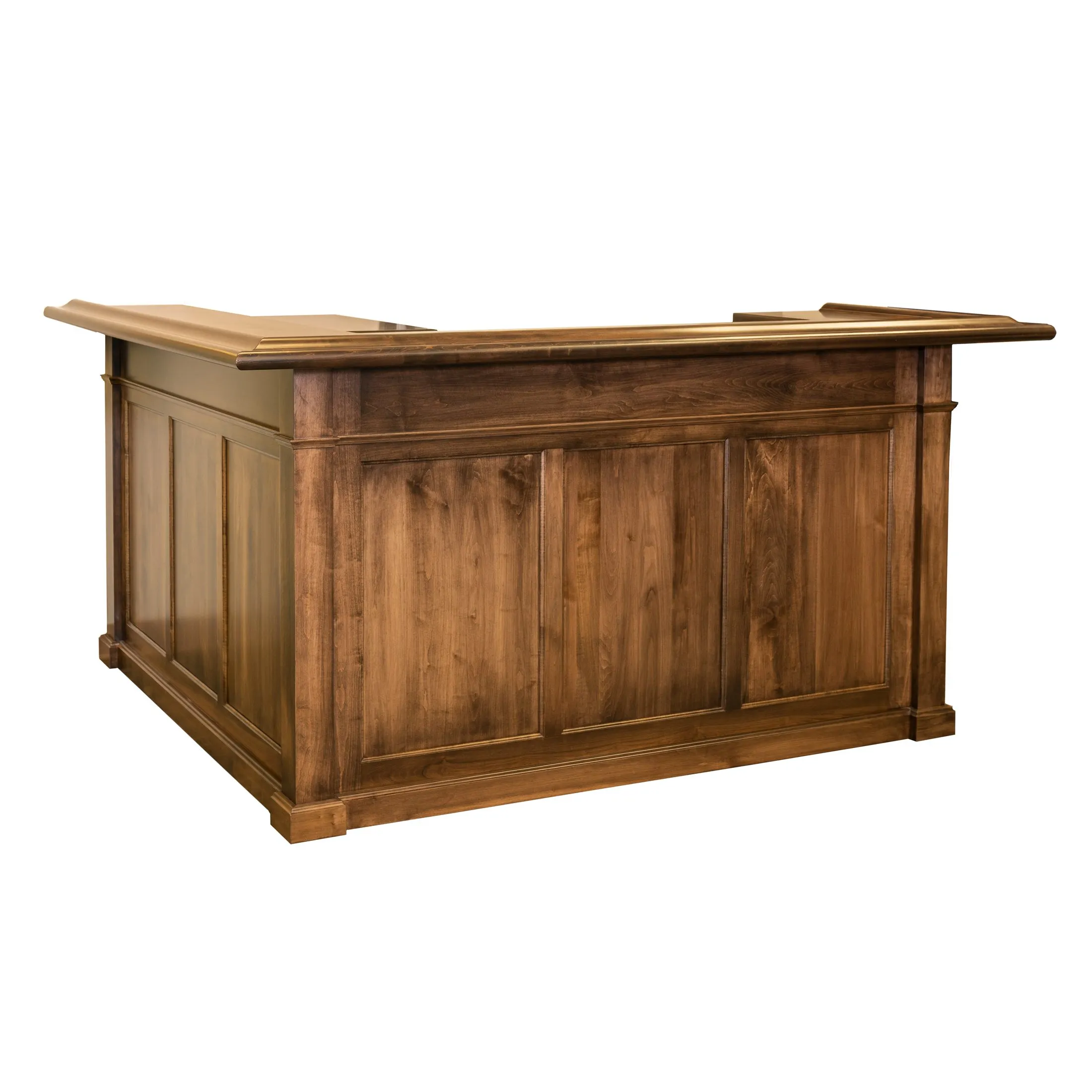 Custom Designed Wood Home Bar - Image 9