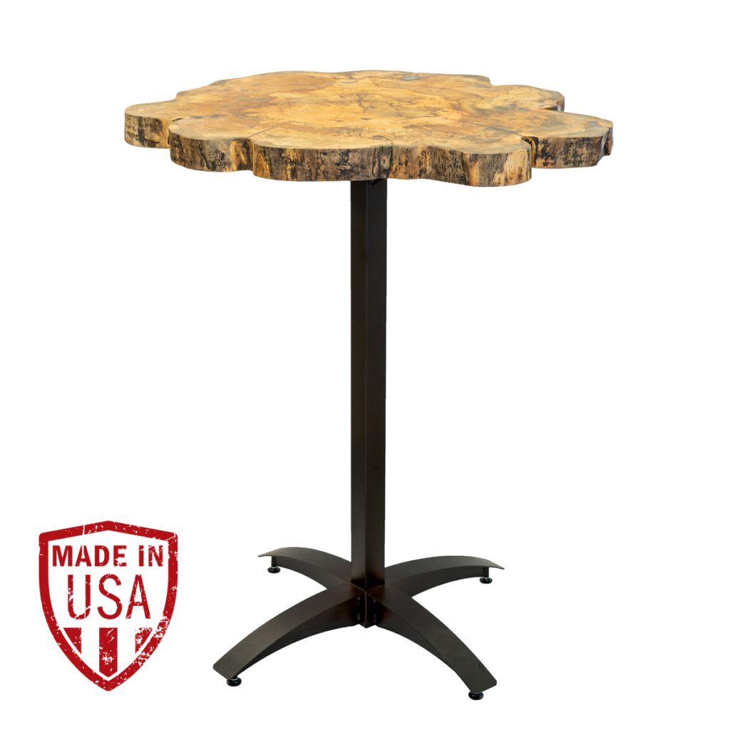 Live Edge Maple Pub Table Top Natural Oil Finish One of a Kind