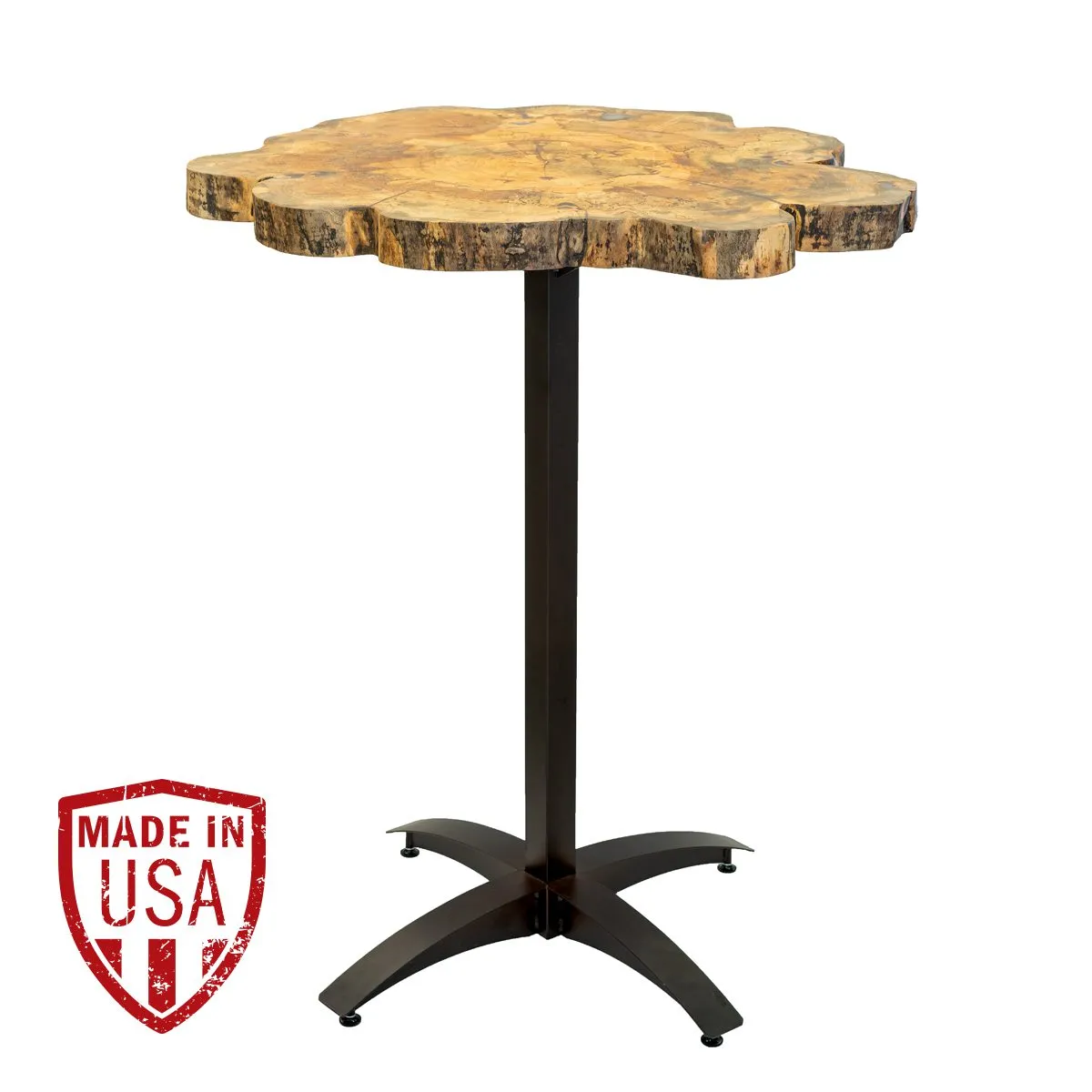 Live Edge Maple Pub Table