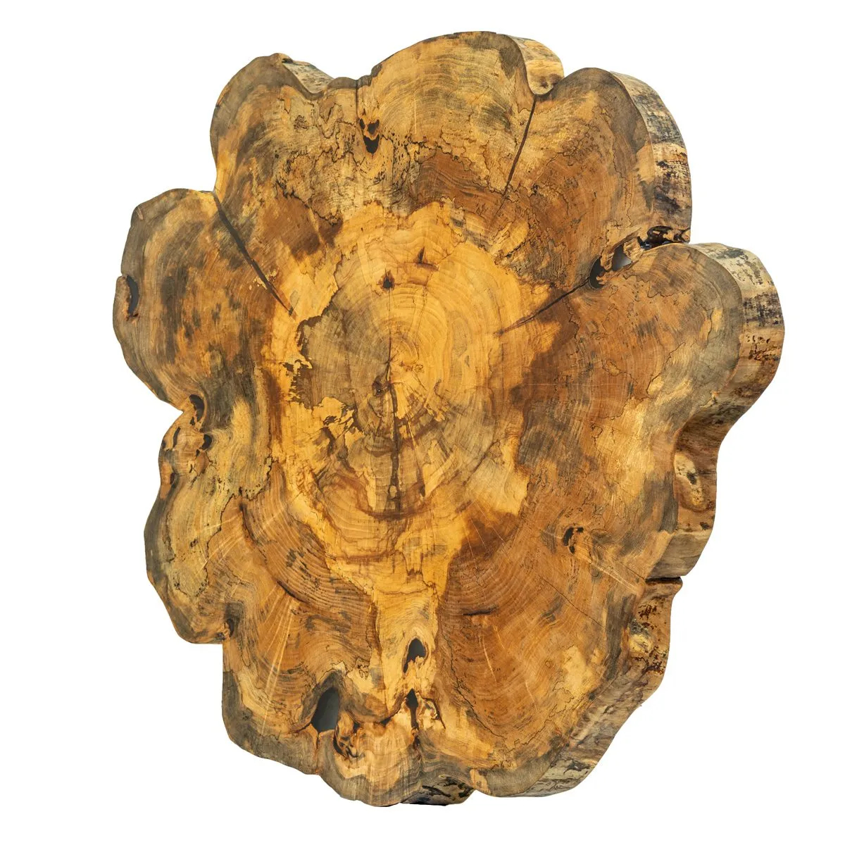 Live Edge Maple Pub Table Detail