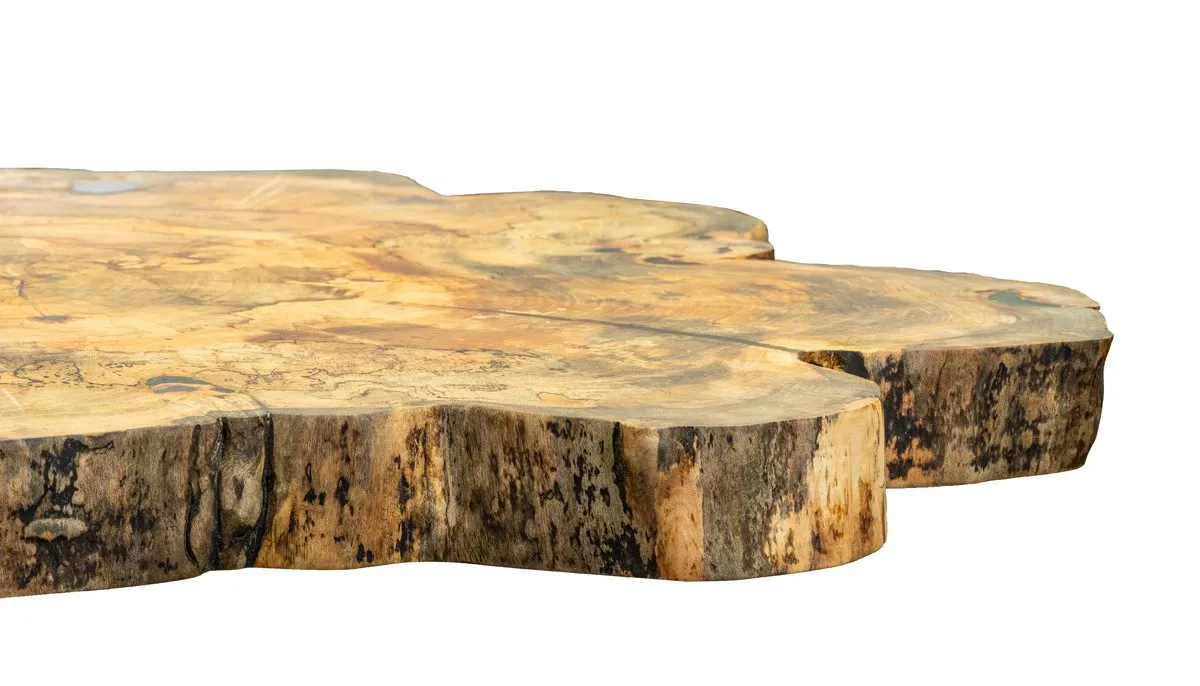 Live Edge Maple Pub Table Detail