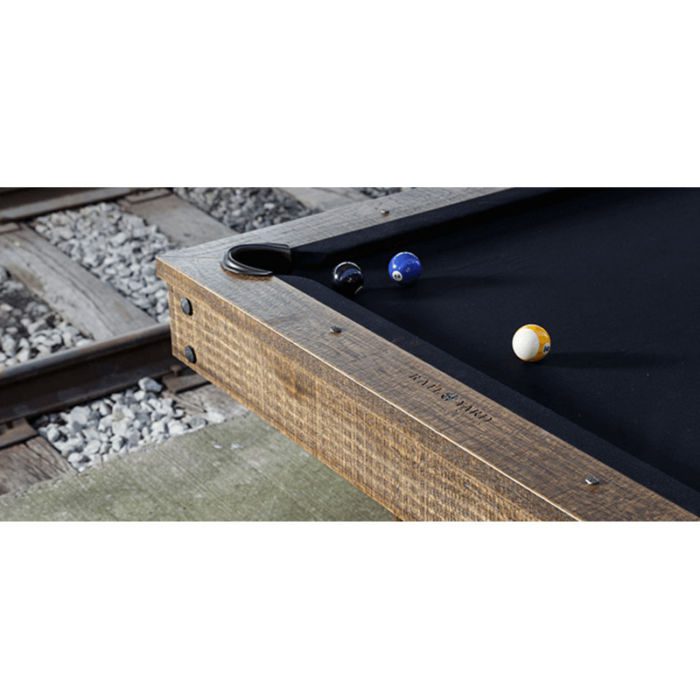 Olhausen Billiards Railyard Pool Table Reclaimed Hickory Close Up