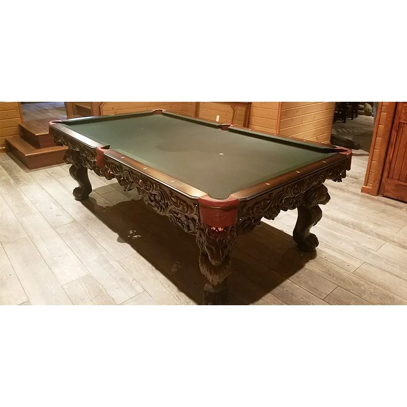 Olhausen Billiards St Leone Pool Table Heritage Mahogany Finish