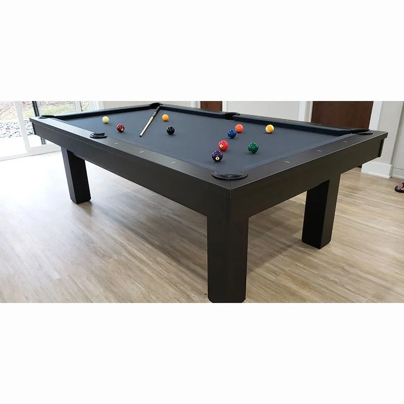 Olhausen Billiards West End Pool Table Matte Black Lacquer