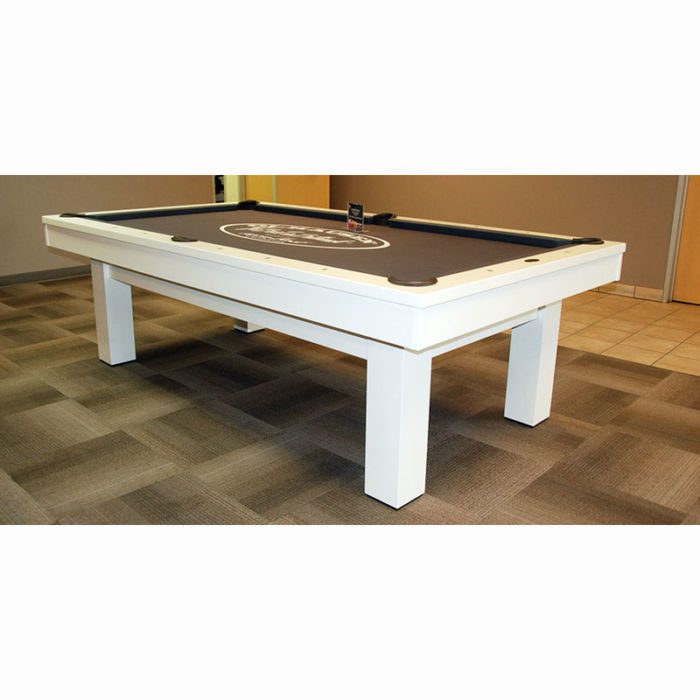 Olhausen Billiards West End Pool Table Matte White Lacquer