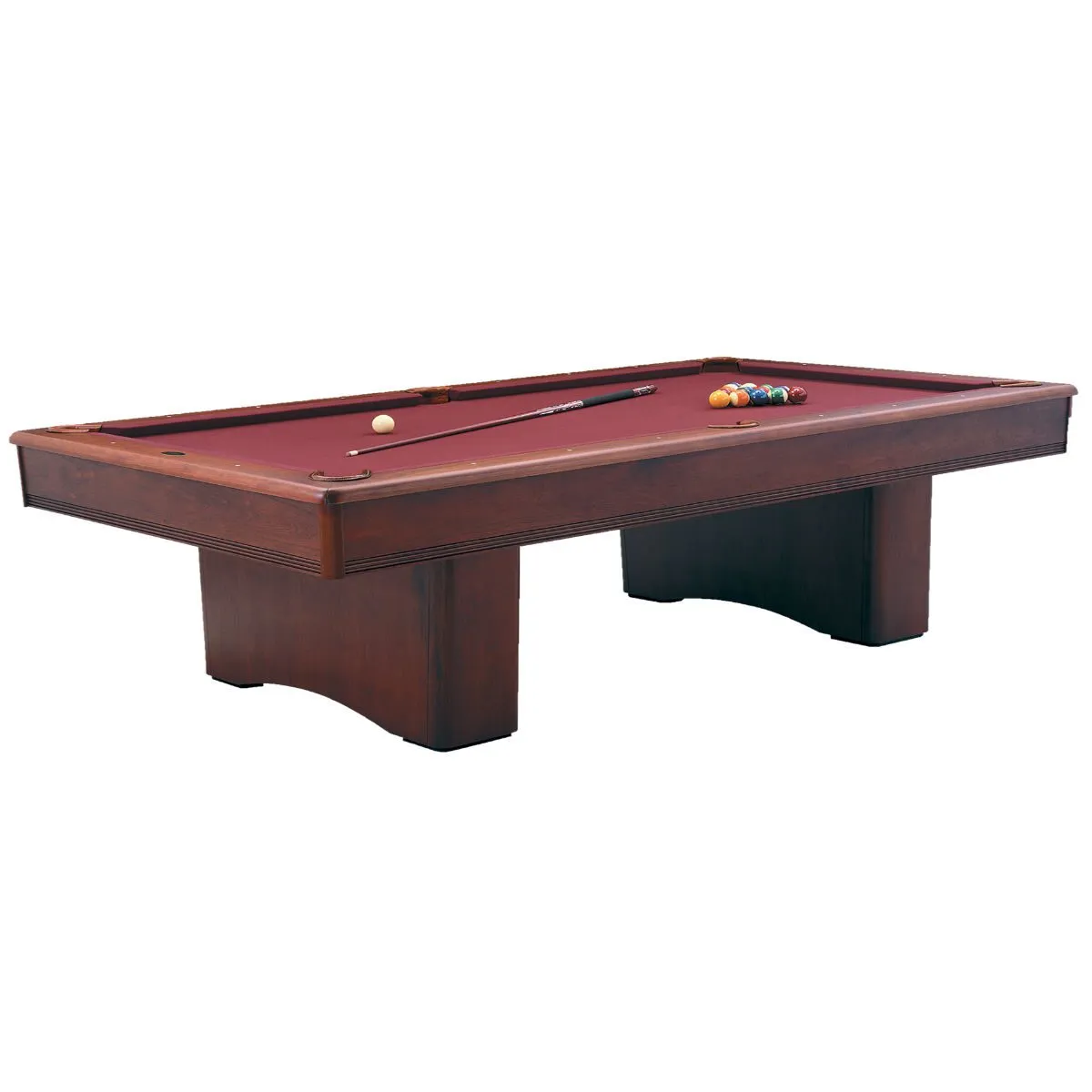 Olhausen Billiards York Pool Table Cinnamon Finish on Maple