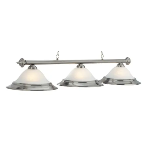3 SHADE 60" BILLIARD LIGHT - STAINLESS