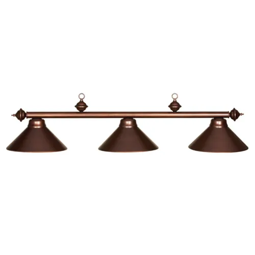 3 SHADE 54" BILLIARD LIGHT - CAPPUCCINO