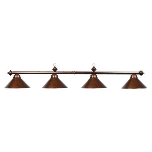 4 SHADE 78" BILLIARD LIGHT - CAPPUCCINO