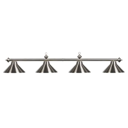 4 SHADE 78" BILLIARD LIGHT - STAINLESS
