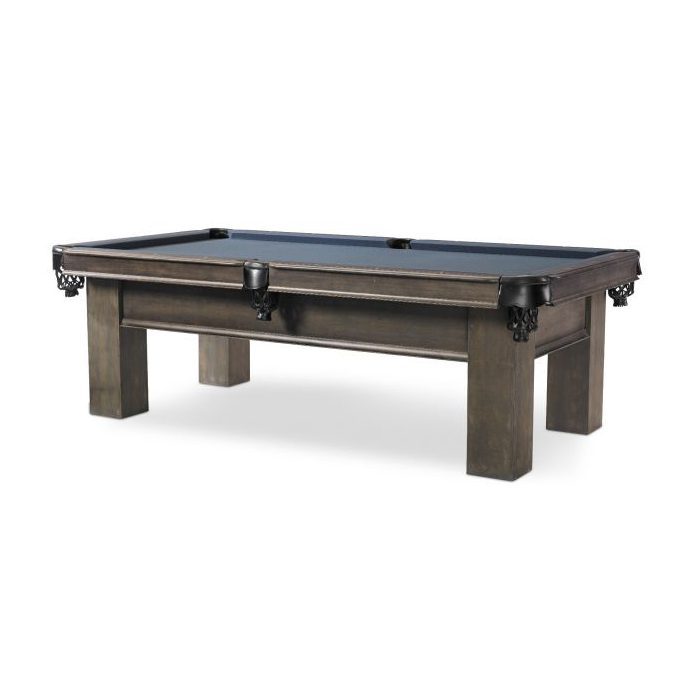 Plank and Hide Elias Pool Table Shadow Grey Finish