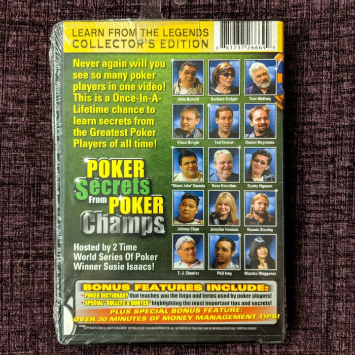 Poker Secrets from Poker Champs DVD