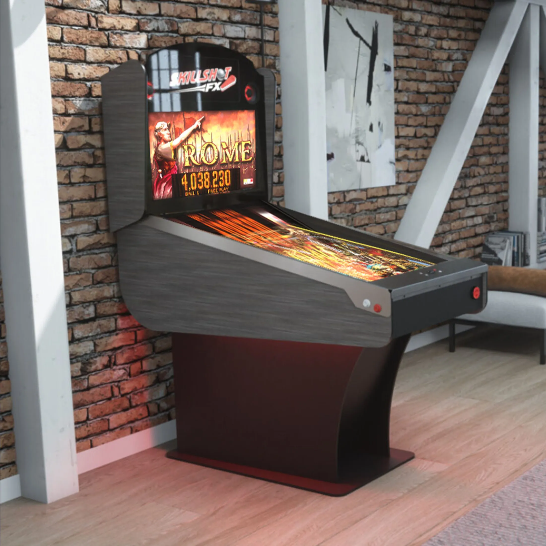 Skillshot FX Pinball in Room Setting