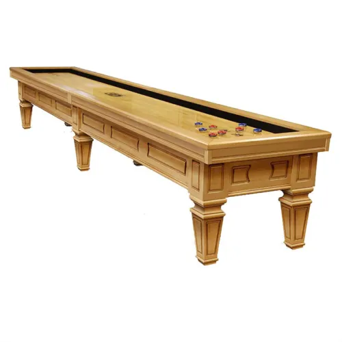Olhausen Billiards Brentwood Shuffleboard custom matte finish on maple