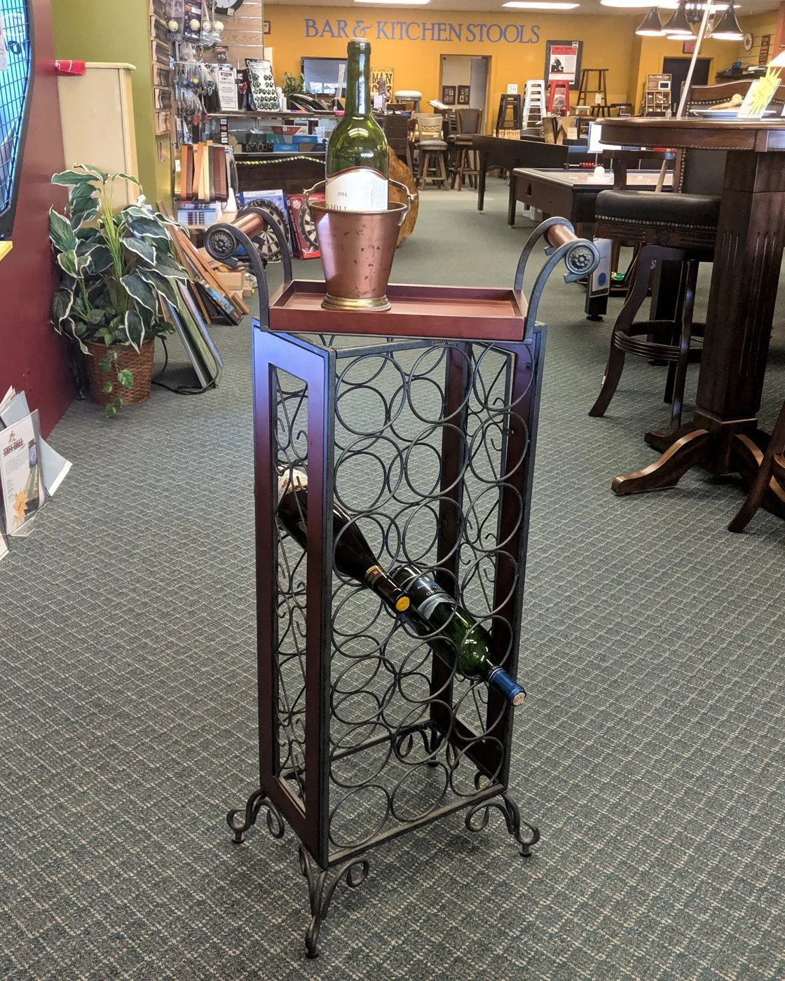 Wine Rack with Caddy - Clearance