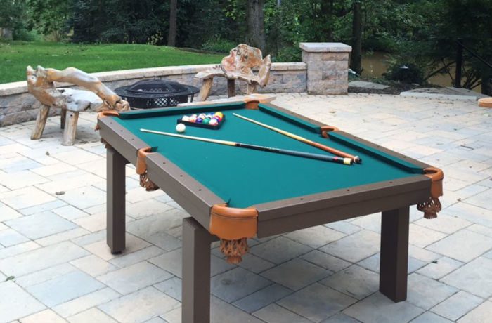 R&R Outdoors Oasis Pool Table Outdoor Setting