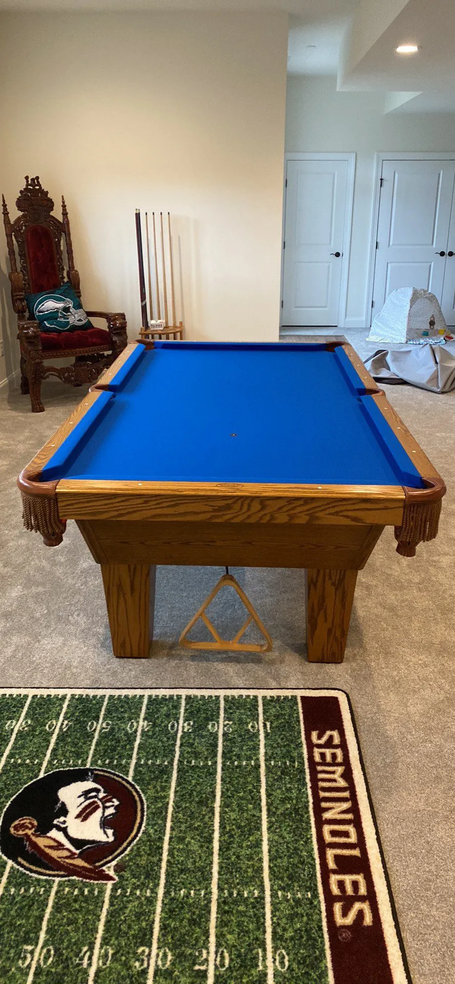 8' Gently Used Olhausen Pool Table - SOLD - Image 2