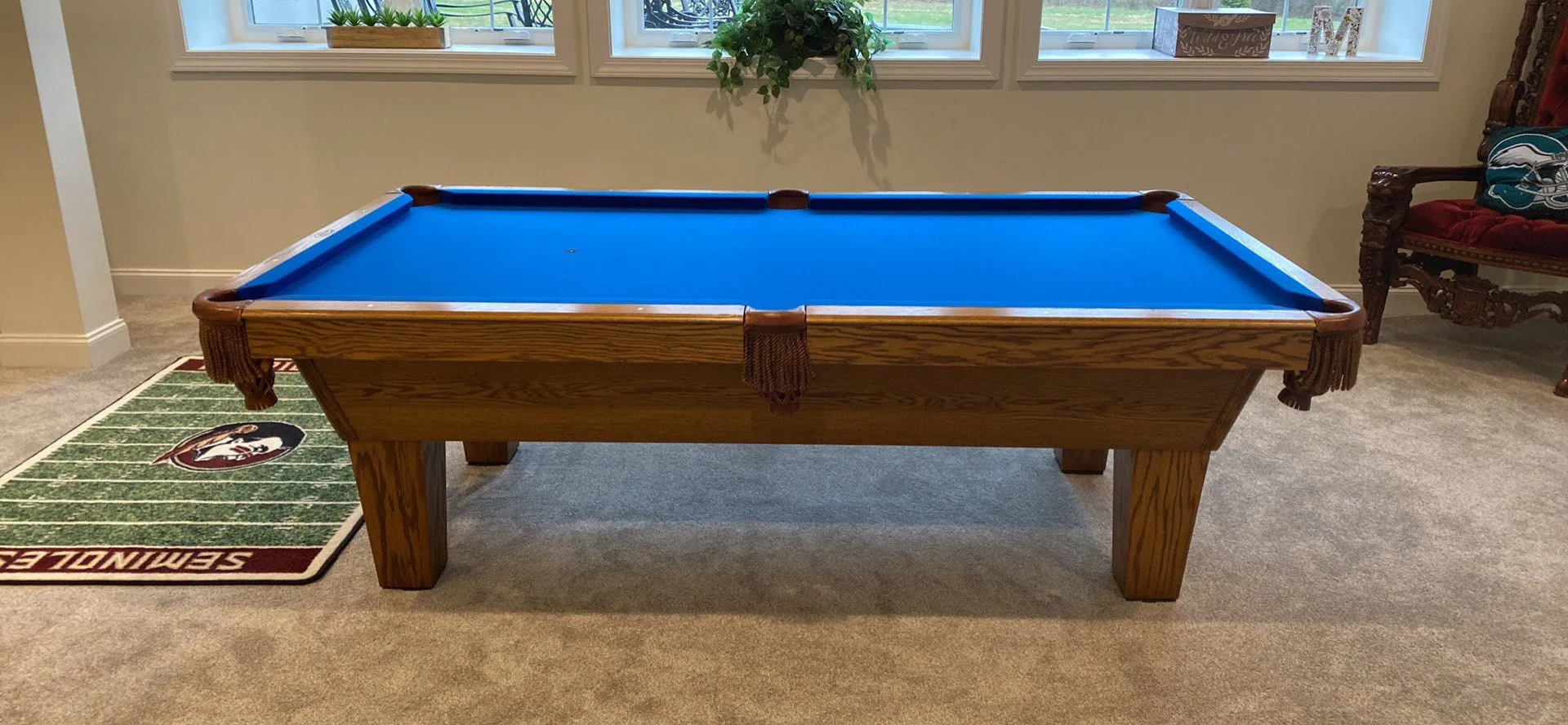 8' Gently Used Olhausen Pool Table - SOLD - Image 4