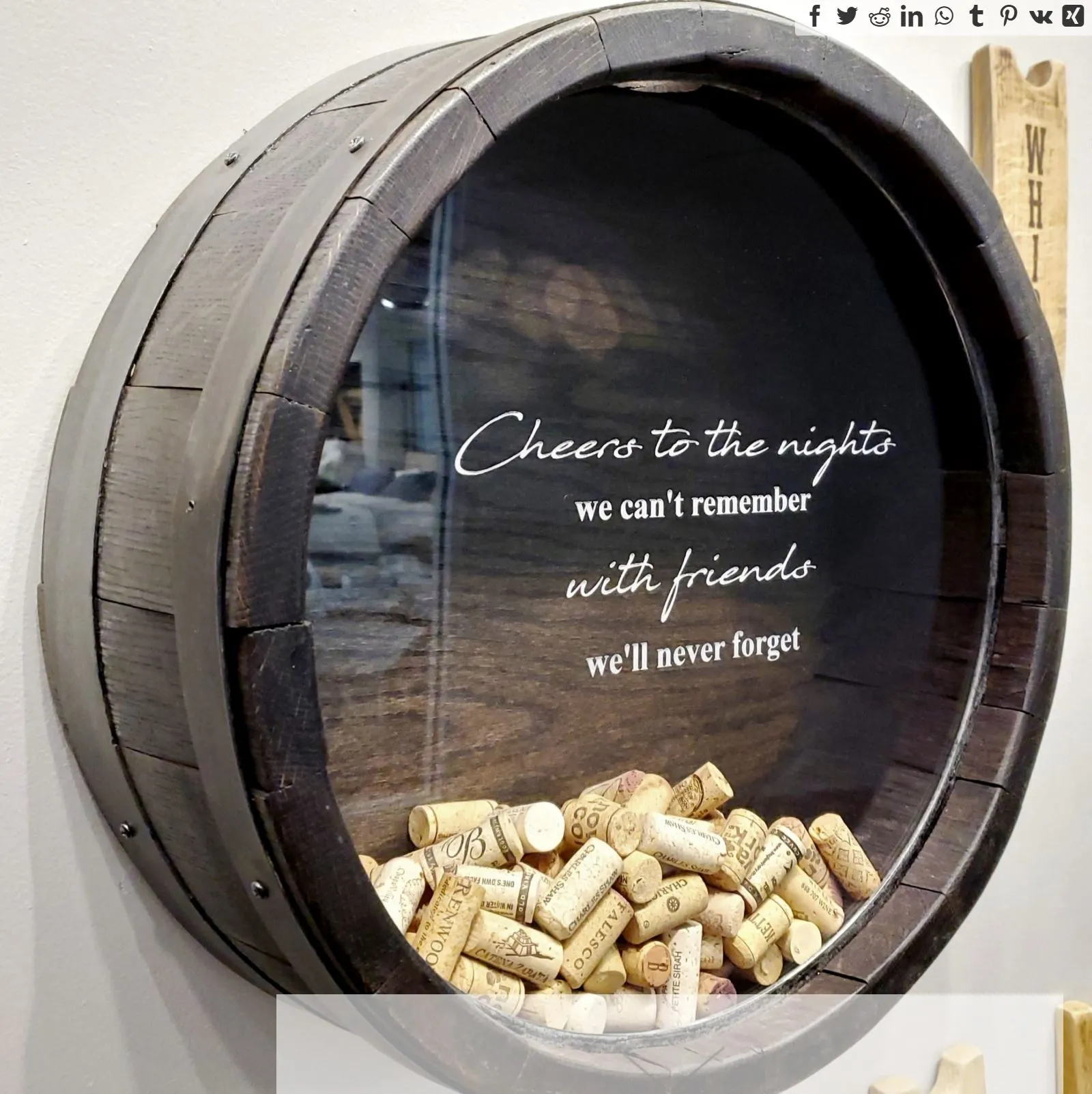 Wine Barrel Cork Catcher - Image 4