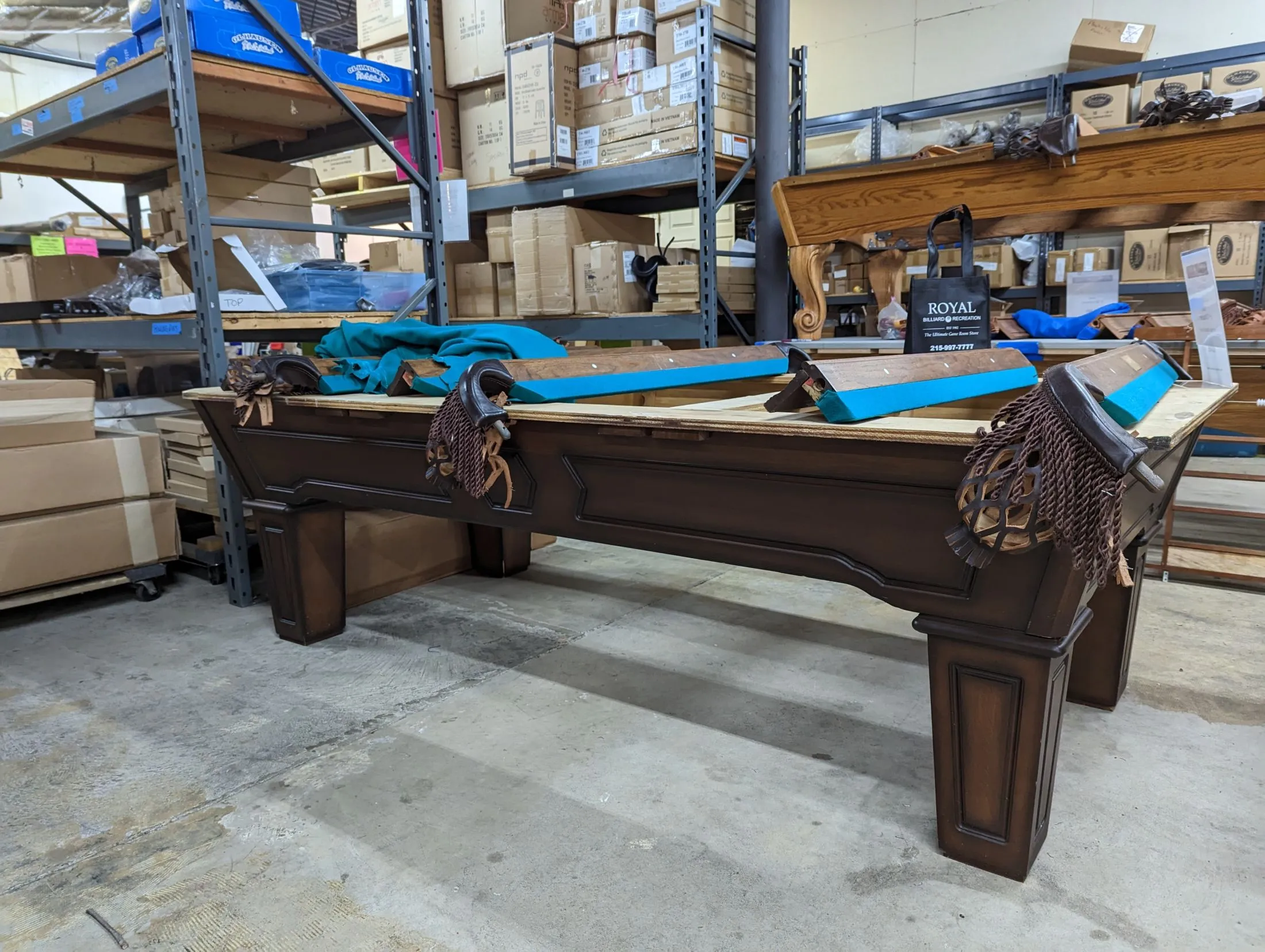 Used Pro 8 Olhausen Pool Table - SOLD