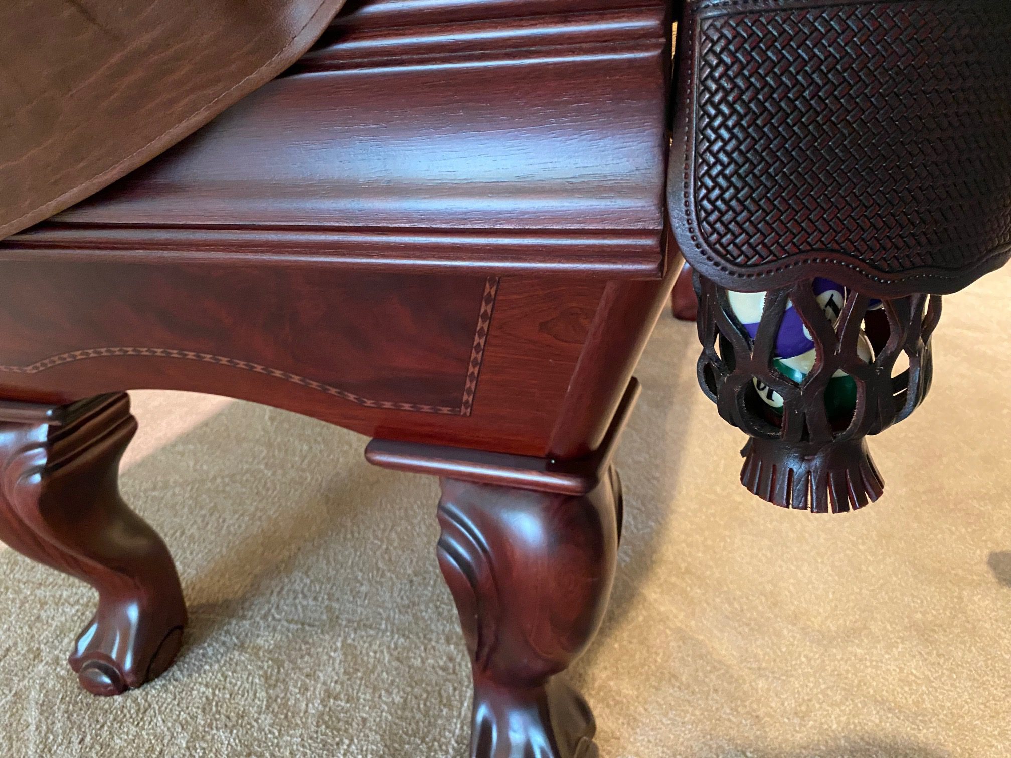 7' Slate Pool Table - Gently Used - SOLD - Image 3