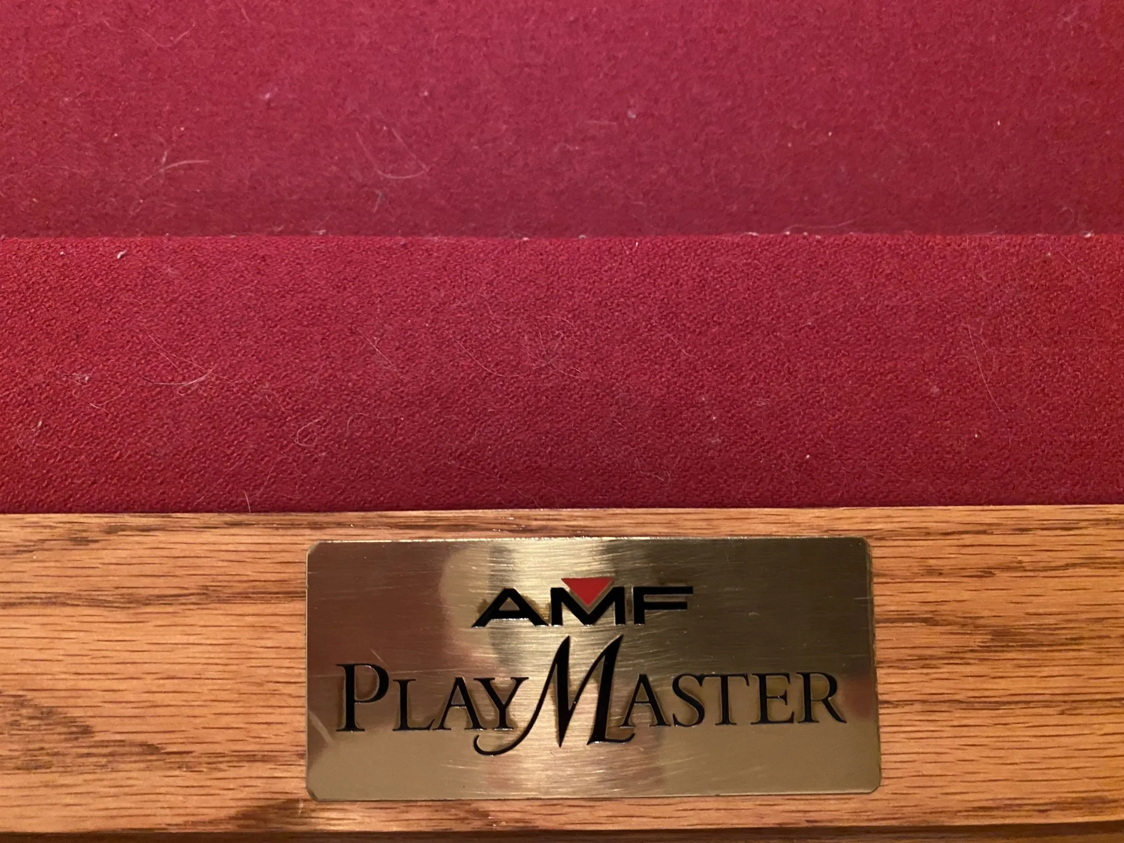 8' GENTLY USED AMF SLATE POOL TABLE - SOLD - Image 2