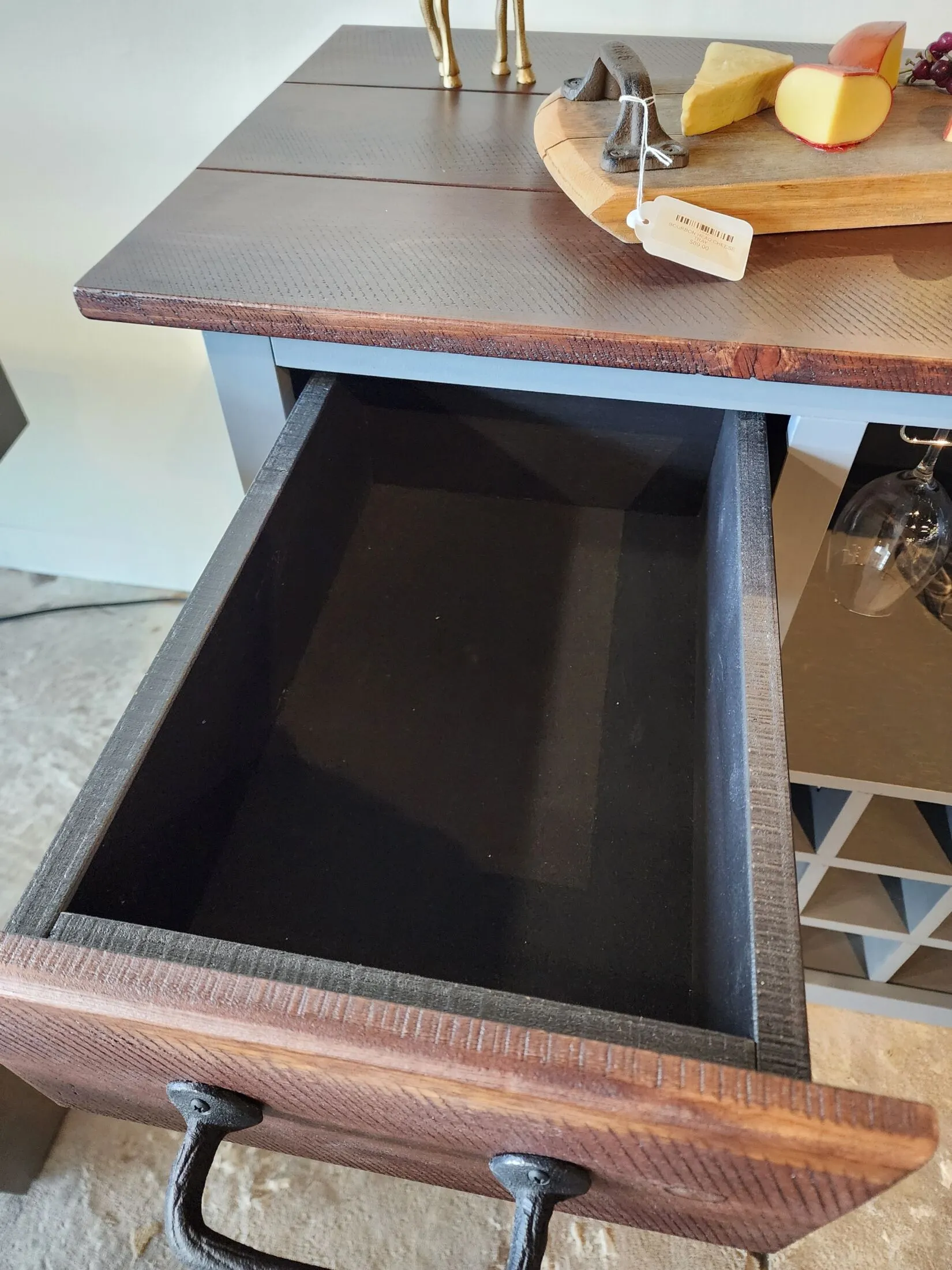 Walk-up Wine and Liquor Cabinet - Made in the USA - Image 3