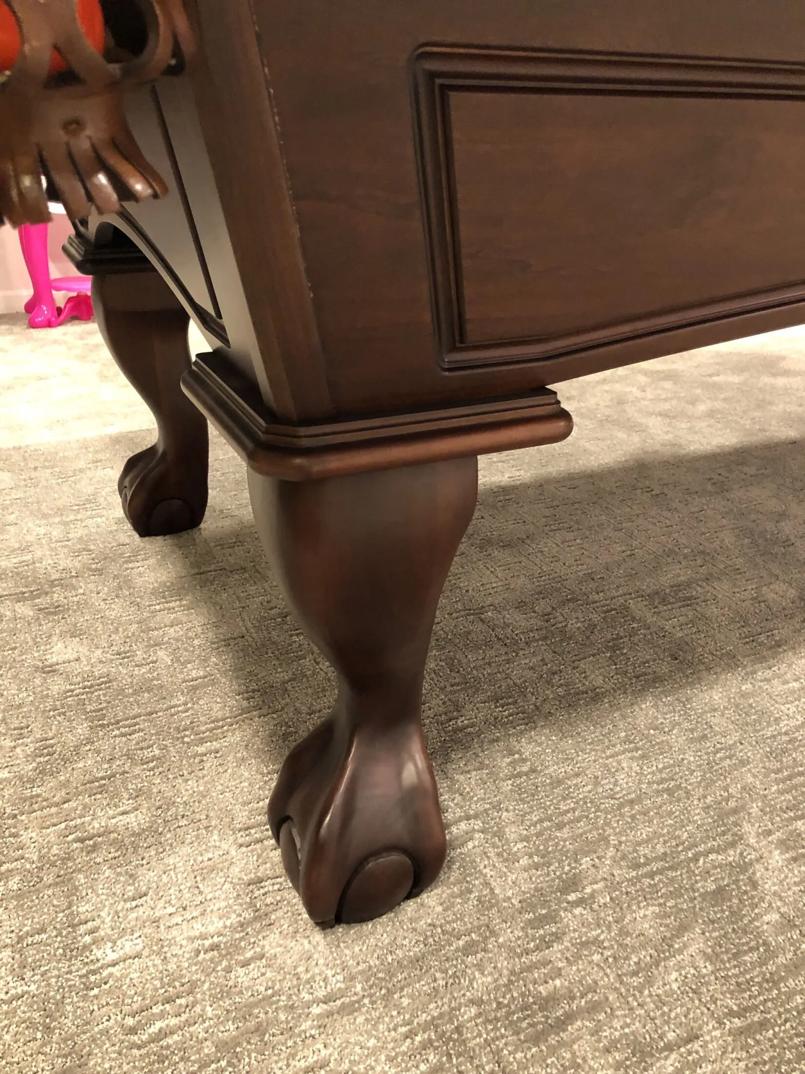 8' Gently Used Olhausen Pool Table - Image 3