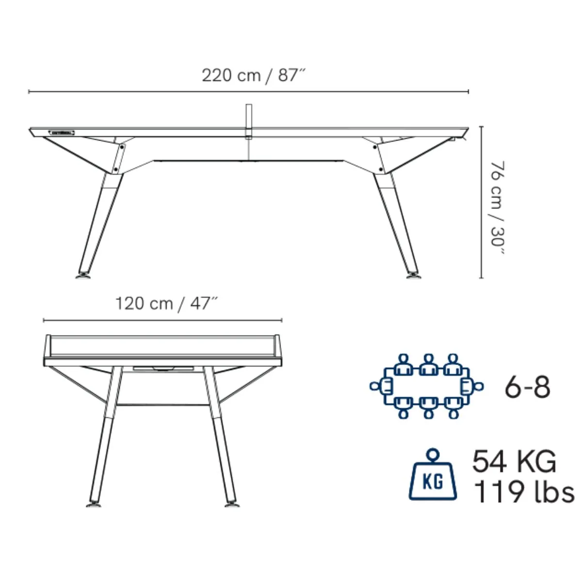 Garden Size Outdoor Ping Pong Table by Cornilleau - Image 7
