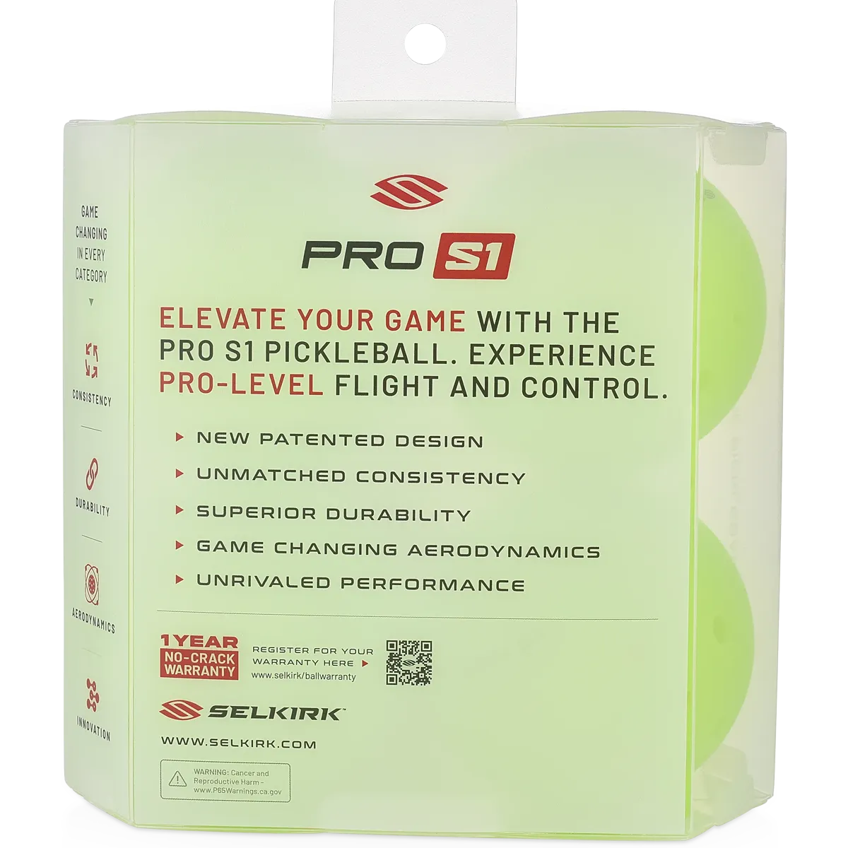 Selkirk Pro S1 Pickleball - 4 Pack - Image 3