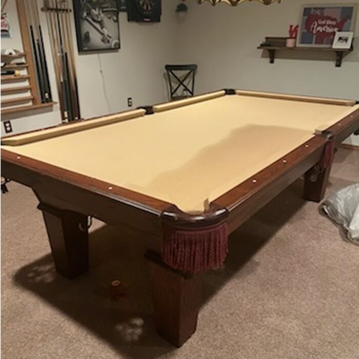 Gently Used 8' Olhausen Pool Table - SOLD