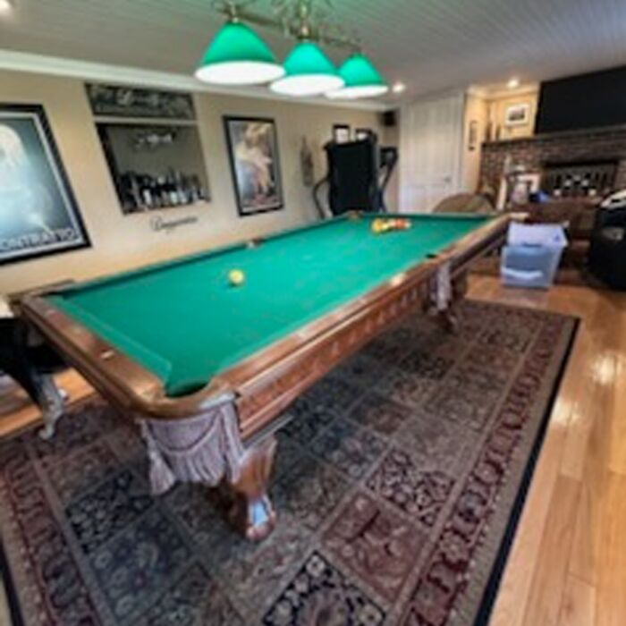 8' Gently Used American Heritage Pool Table