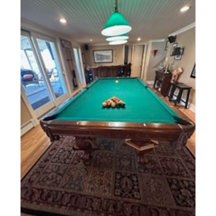 8' Gently Used American Heritage Pool Table - Image 4