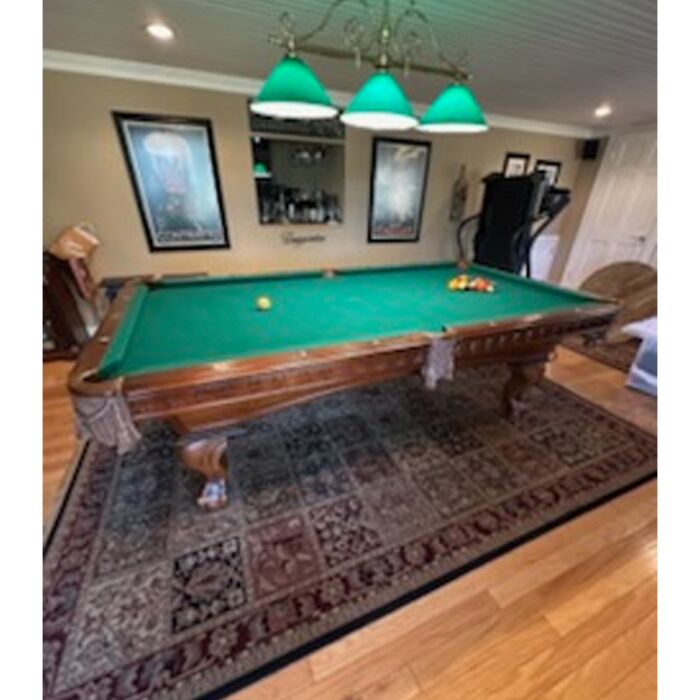 8' Gently Used American Heritage Pool Table - Image 3