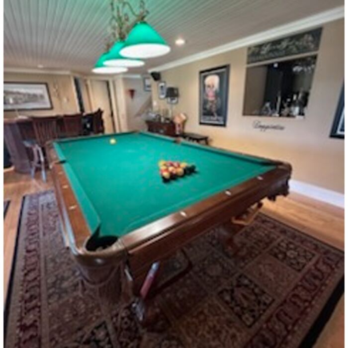 8' Gently Used American Heritage Pool Table - Image 2