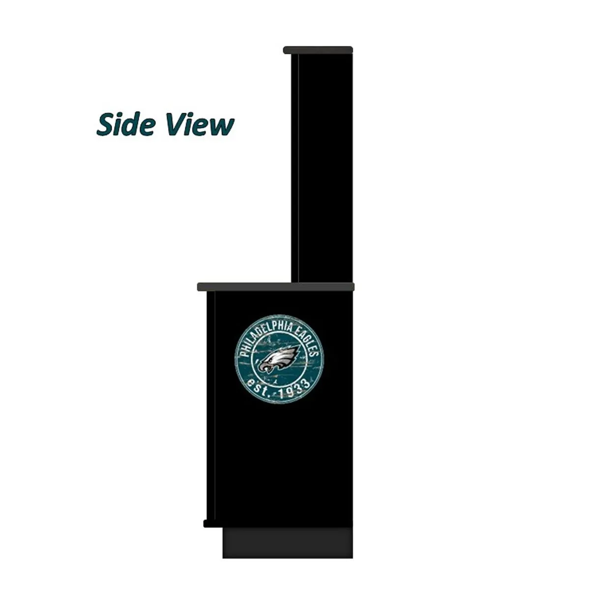 Eagles Walk-Up Bar and Liquor Cabinet - Image 2