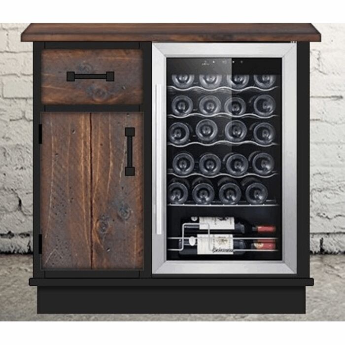 JD Walk-up Bar and Liquor Cabinet - Image 4